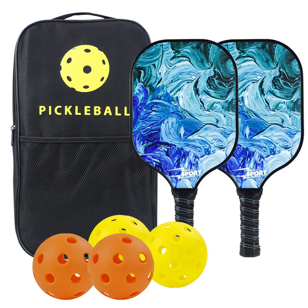 2PCS Pickleball Rackets Carbon Fiber Paddle Lightweight Pickleball Paddles Thin And Quick Set With Carrying Bag And 4 Balls 2023
2PCS Pickleball Rackets Carbon Fiber Paddle Lightweight Pickleball Paddles Thin And Quick Set With Carrying Bag And 4 Balls 2023