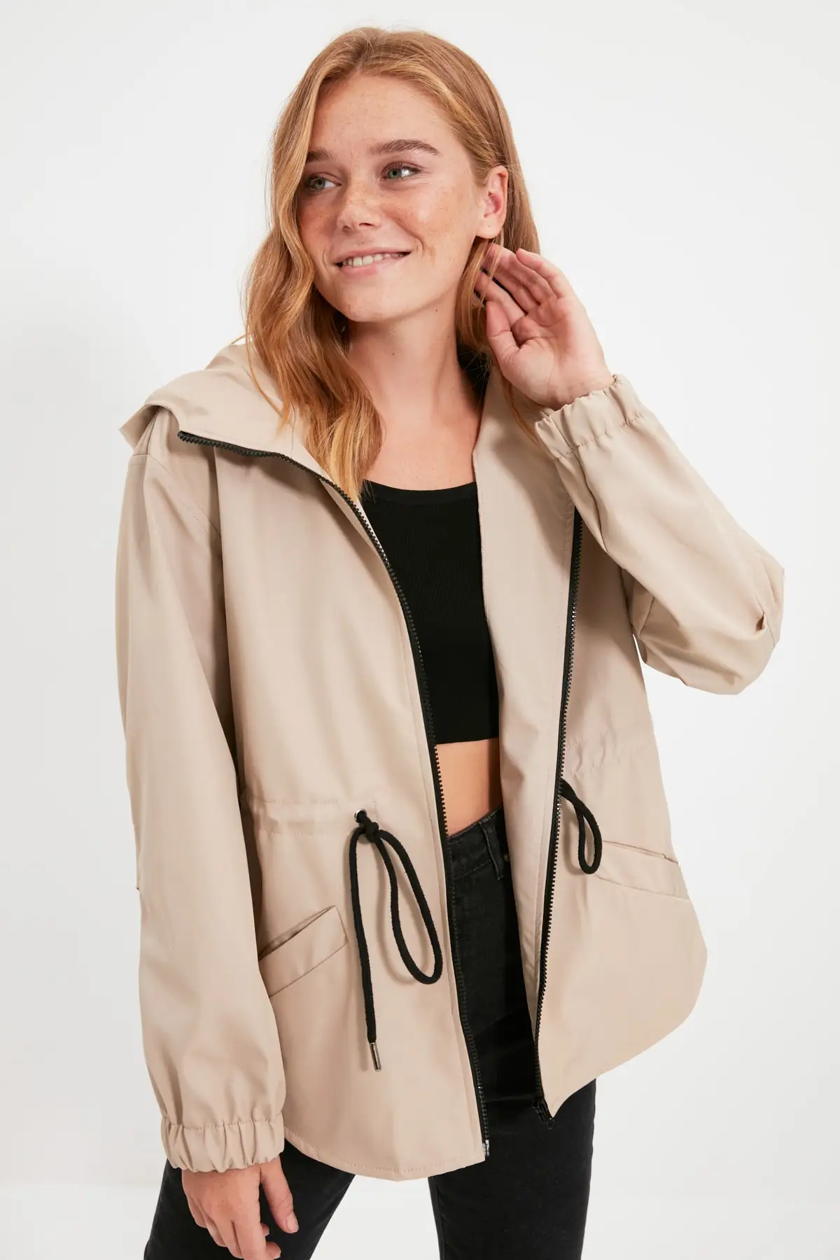 Trendyol Oversize Hooded Slit Water Repellent Featured Windbreaker Coats TWOAW22MO0549
Trendyol Oversize Hooded Slit Water Repellent Featured Windbreaker Coats TWOAW22MO0549