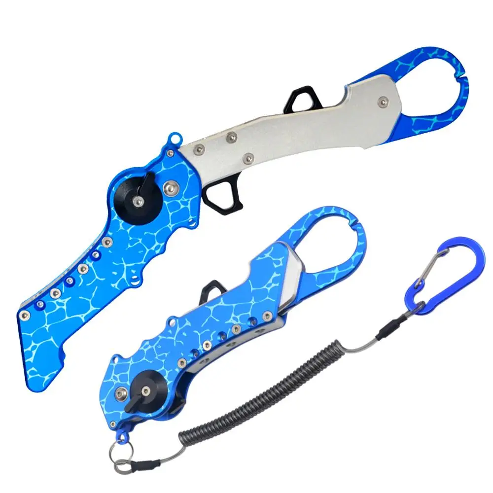 KYPLAY Foldable Fishing Grip 19/28.5cm Aluminium Fish Lip Grapper High quality Fish tackle tool Metal fish tool 235g for Pikes
KYPLAY Foldable Fishing Grip 19/28.5cm Aluminium Fish Lip Grapper High quality Fish tackle tool Metal fish tool 235g for Pikes
