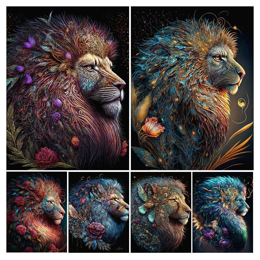 FULLCANG Abstract Lion King Flower Diy Diamond Art Painting Kits Full Embroidery Animal for Adults Kids Mosaic Craft Gift FG1716
FULLCANG Abstract Lion King Flower Diy Diamond Art Painting Kits Full Embroidery Animal for Adults Kids Mosaic Craft Gift FG1716