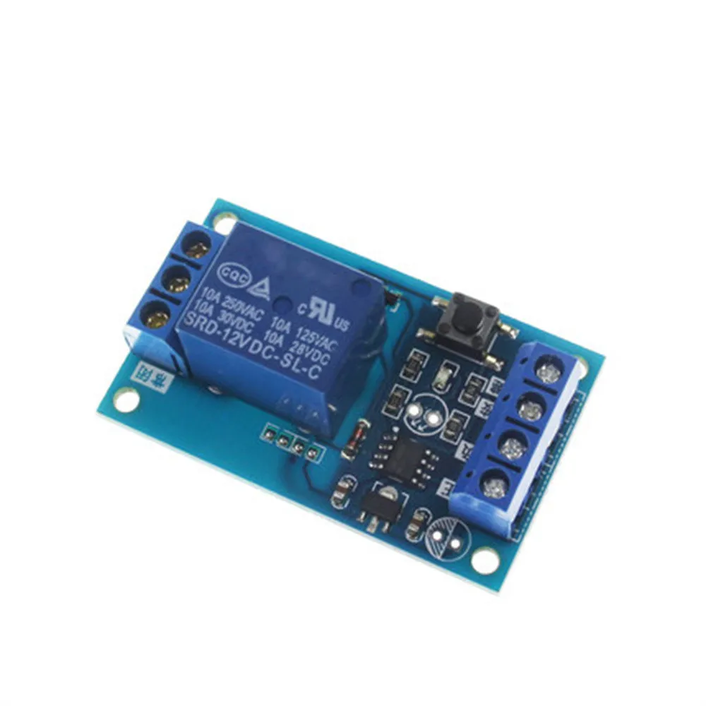 5V 12V Single Bond Button Bistable Relay Module Modified Car Start and Stop Self-Locking Switch One Key
5V 12V Single Bond Button Bistable Relay Module Modified Car Start and Stop Self-Locking Switch One Key