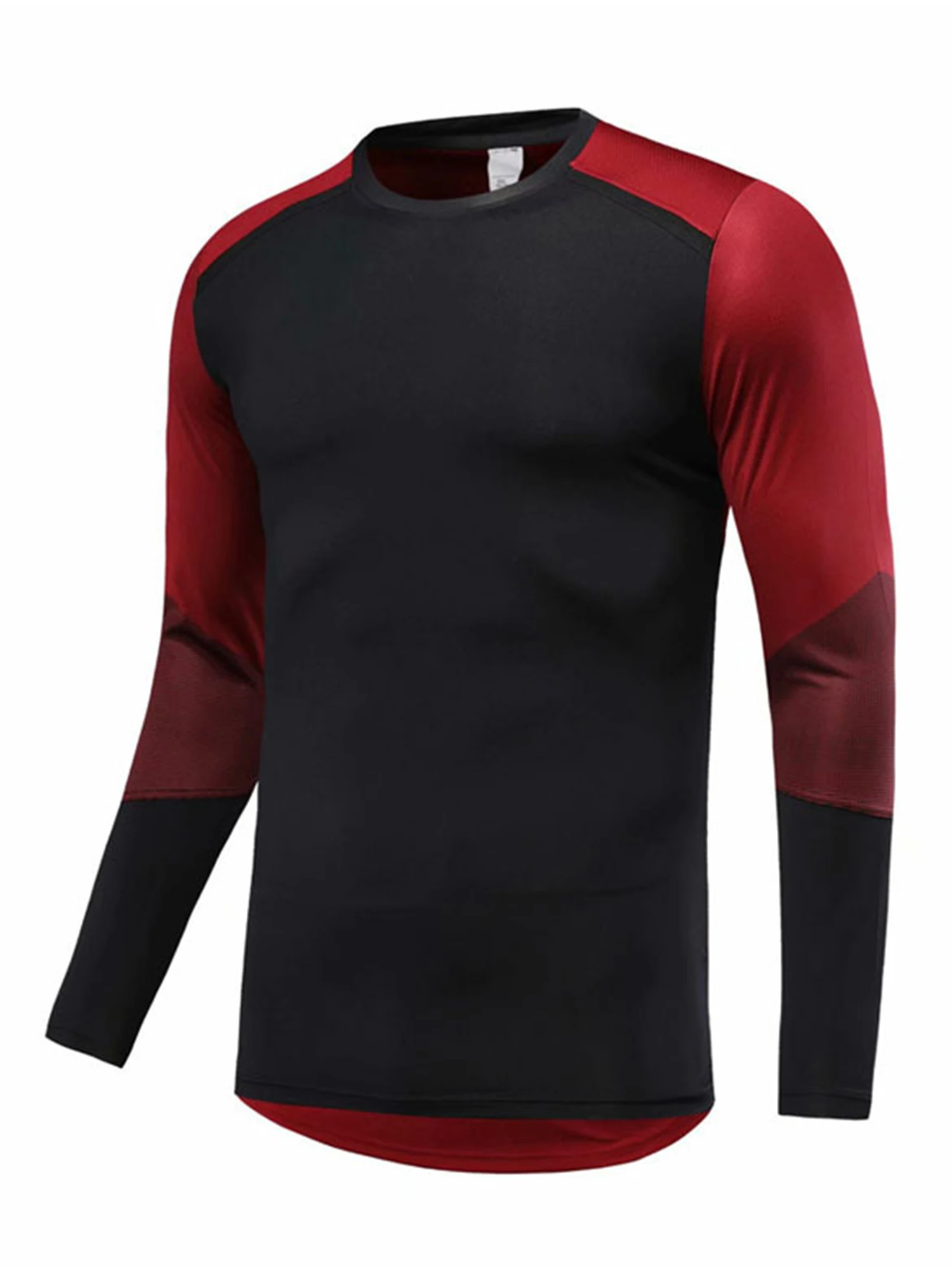 Men Gym Clothes Basketball Jogging Training Breathable Sport Top Long Sleeve Color Block T-shirt Quickly Dry Workout Top
Men Gym Clothes Basketball Jogging Training Breathable Sport Top Long Sleeve Color Block T-shirt Quickly Dry Workout Top