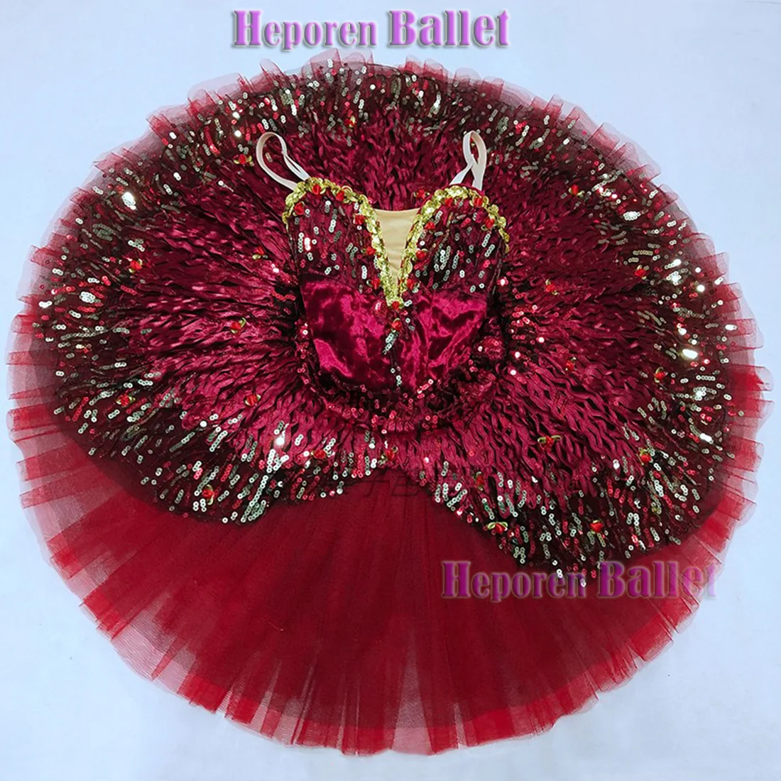 Adult And Children's Wine Red Ballet Tutu Poncho Dress Esmeralda Gauze Dress Competition Performance Dress
Adult And Children's Wine Red Ballet Tutu Poncho Dress Esmeralda Gauze Dress Competition Performance Dress