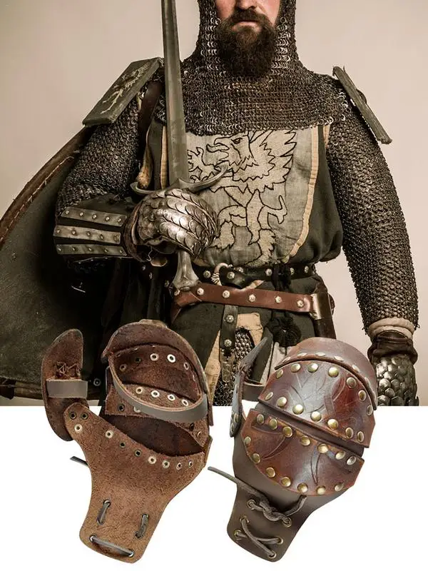 Medieval Gauntlets Arm Guard Medieval Leather Armor Arm Guards Adjustable Arm Wristband For Men Viking Cosplay Vintage Knight 
Medieval Gauntlets Arm Guard Medieval Leather Armor Arm Guards Adjustable Arm Wristband For Men Viking Cosplay Vintage Knight