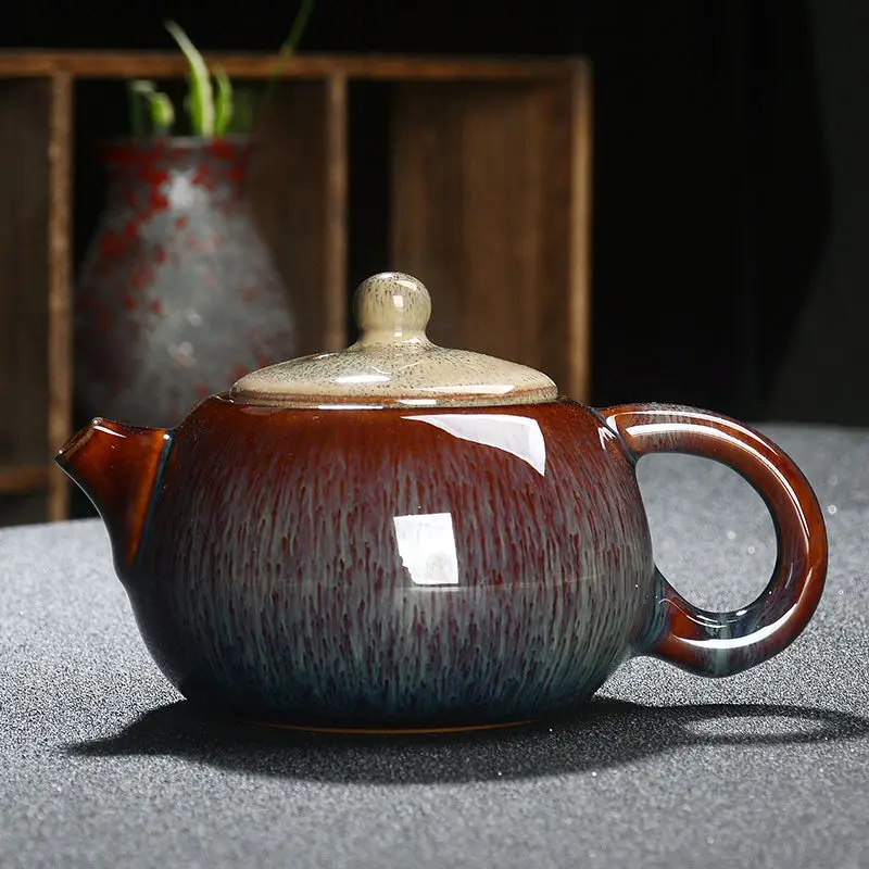 Exquisite Star Glaze Teapot 250ml Ceramic Kung Fu Tea Pot Tea Kettle Teaset Porcelain Teapot Traditional Chinese Teaware
Exquisite Star Glaze Teapot 250ml Ceramic Kung Fu Tea Pot Tea Kettle Teaset Porcelain Teapot Traditional Chinese Teaware