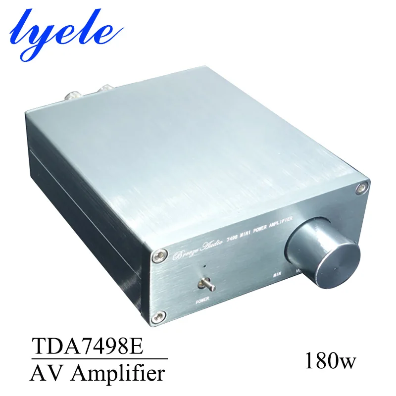 Lyele аудио Tda7498e цифровой усилитель высокой мощности 180 Вт сабвуфер/полночастотный усилитель класса D Ne5532 90*35*108 мм мини-усилитель
Lyele аудио Tda7498e цифровой усилитель высокой мощности 180 Вт сабвуфер/полночастотный усилитель класса D Ne5532 90*35*108 мм мини-усилитель