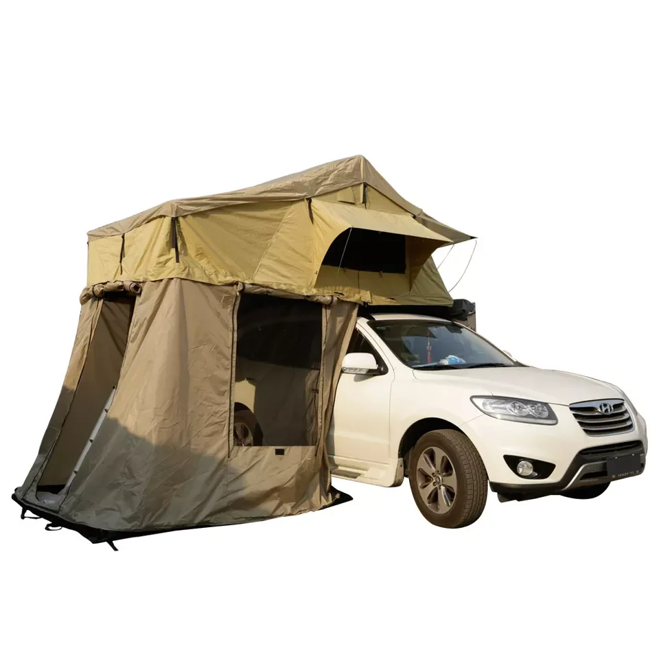 Solid Soft Shell 4X4 Roof Top Tent Large 4 Person Portable Outdoor Folding Soft Shell Rooftop Tent
Solid Soft Shell 4X4 Roof Top Tent Large 4 Person Portable Outdoor Folding Soft Shell Rooftop Tent