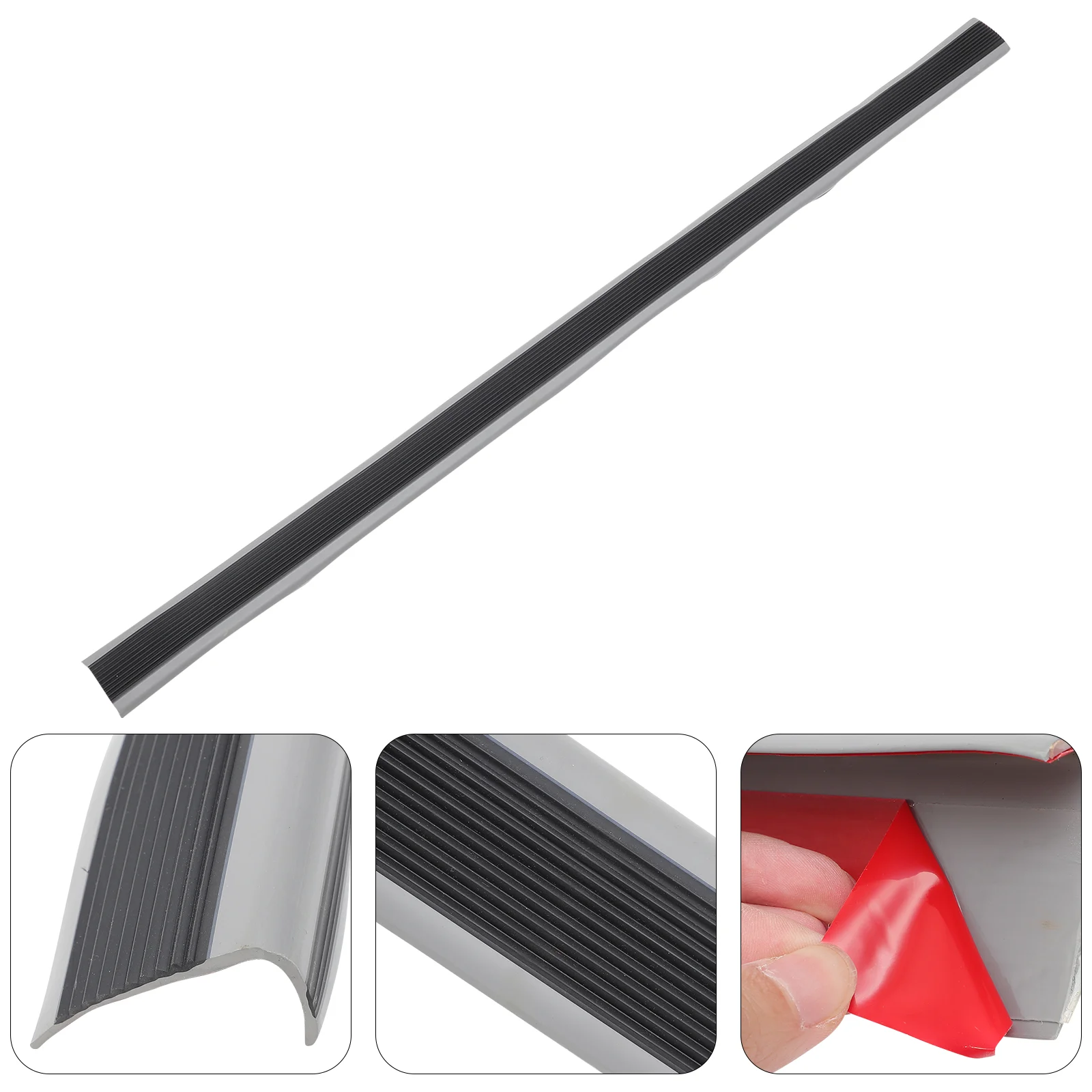 

Anti-skid Strip Stairs Indoor Area Rug Vinyl Trim Carpet Protectors Floor Transition Pvc Rods Edging Step Nose Molding