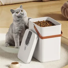 Nordic Creativity Large Capacity Smart Sealed Food Storage Box with Battery Pet Food Cat Food Dog Food Vacuum Storage Box