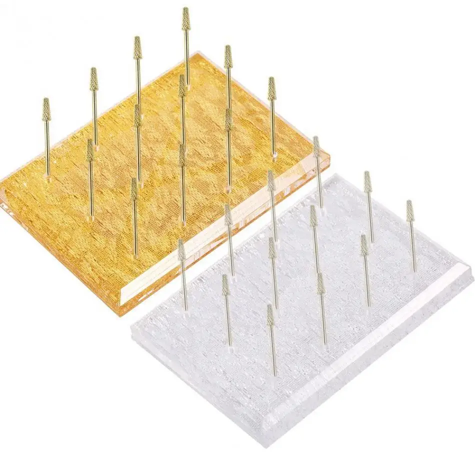 12 Holes Nail Drill Bit Holder Organizer Drill Bits Display Organizer Box- Professional Nail Bit Stand Dustproof Container
12 Holes Nail Drill Bit Holder Organizer Drill Bits Display Organizer Box- Professional Nail Bit Stand Dustproof Container