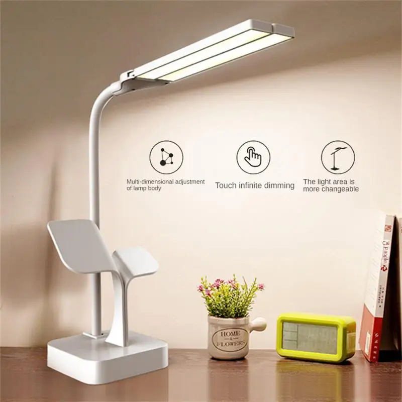 LED Desk Lamp USB Dimmable Touch Control Foldable Table Lamp Eye Protection Night Light for Study Two Head Reading Lamps
LED Desk Lamp USB Dimmable Touch Control Foldable Table Lamp Eye Protection Night Light for Study Two Head Reading Lamps