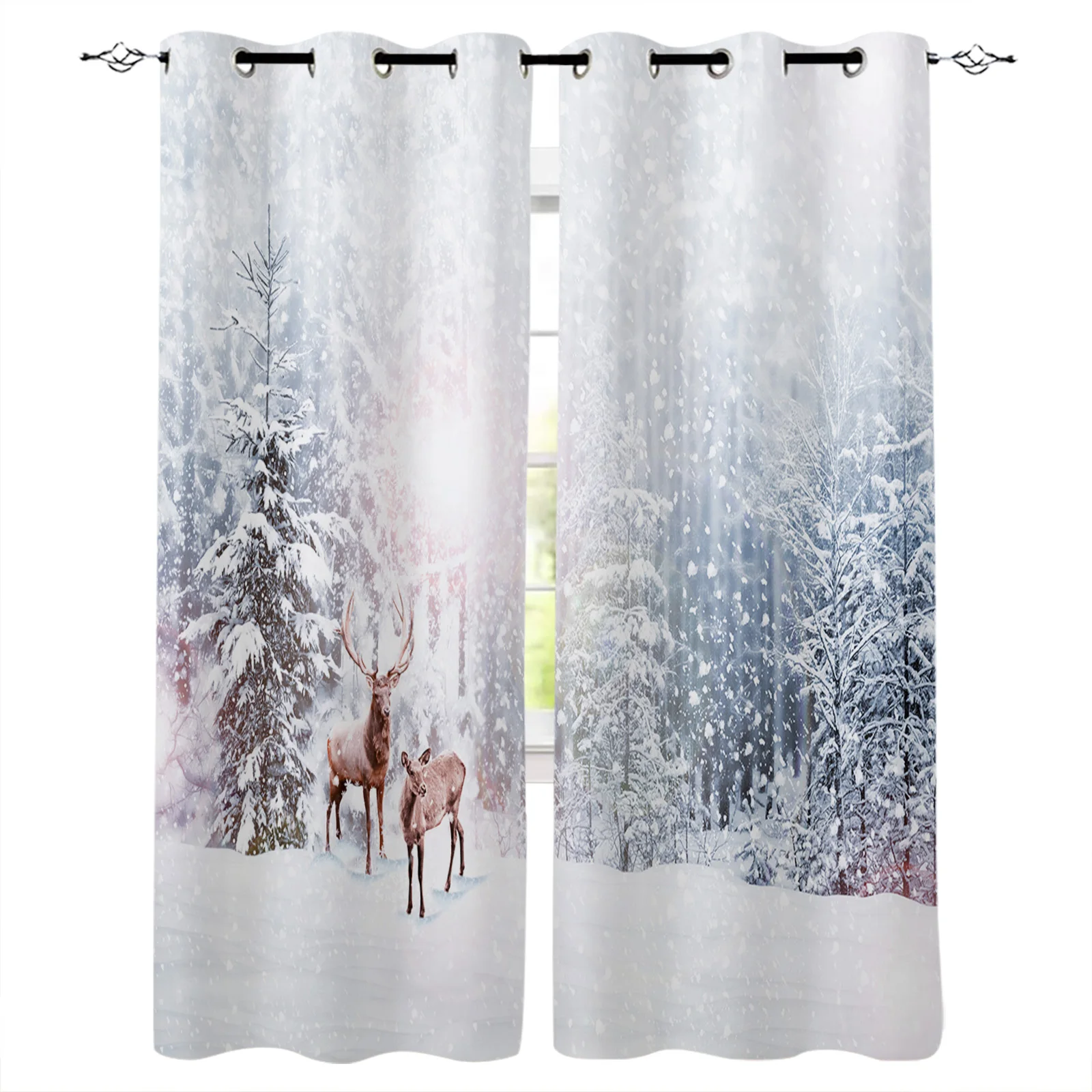 Santa Claus Christmas Decoration Christmas Blackout Curtains 3D Print Window Curtain Bedroom Living Room Decor Window Treatments
Santa Claus Christmas Decoration Christmas Blackout Curtains 3D Print Window Curtain Bedroom Living Room Decor Window Treatments