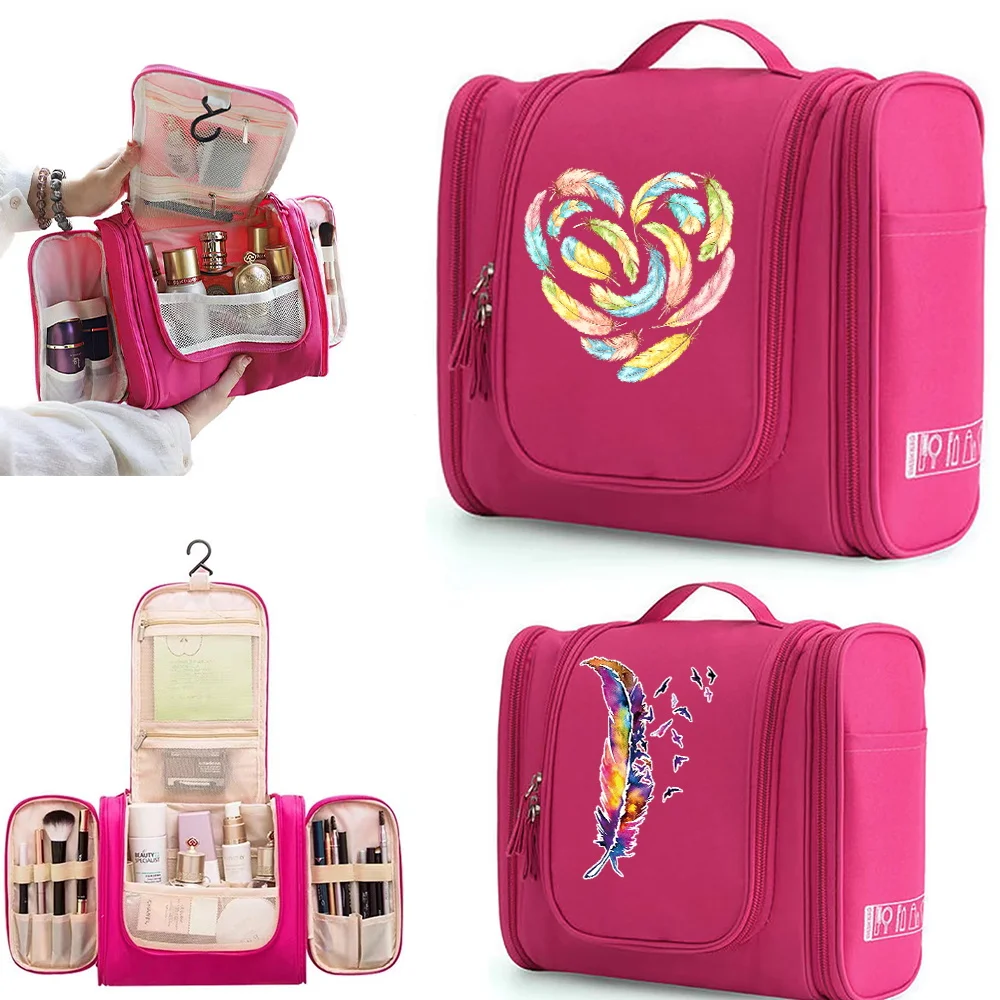 Women Cosmetic Bag with Hook Waterproof Portable Makeup bag Zipper Large Capacity Cosmetics Storage Box MakeUp Organizer Handbag
Women Cosmetic Bag with Hook Waterproof Portable Makeup bag Zipper Large Capacity Cosmetics Storage Box MakeUp Organizer Handbag