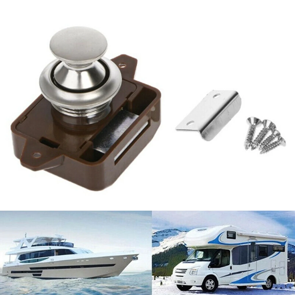 1pc Zinc Alloy Push Button Catch Lock Cupboard Door Motorhome Cabinet Camper Caravan Latch Knob Drawer Furniture Hardware
1pc Zinc Alloy Push Button Catch Lock Cupboard Door Motorhome Cabinet Camper Caravan Latch Knob Drawer Furniture Hardware