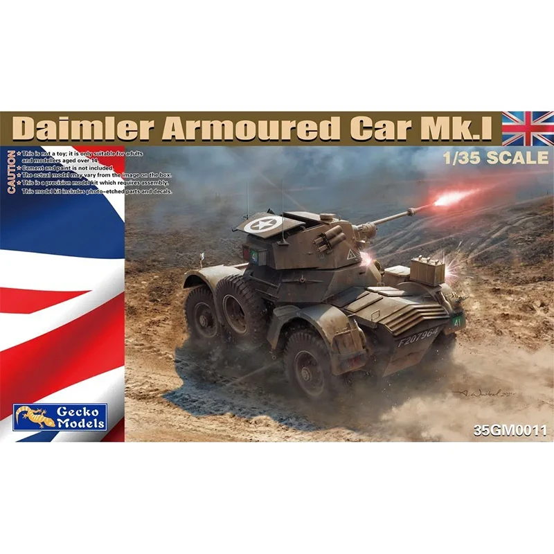 Gecko 35GM0011 масштаб 1/35 Британский бойцовый автомобиль daiвер Mk I набор пластиковых моделей
Gecko 35GM0011 масштаб 1/35 Британский бойцовый автомобиль daiвер Mk I набор пластиковых моделей