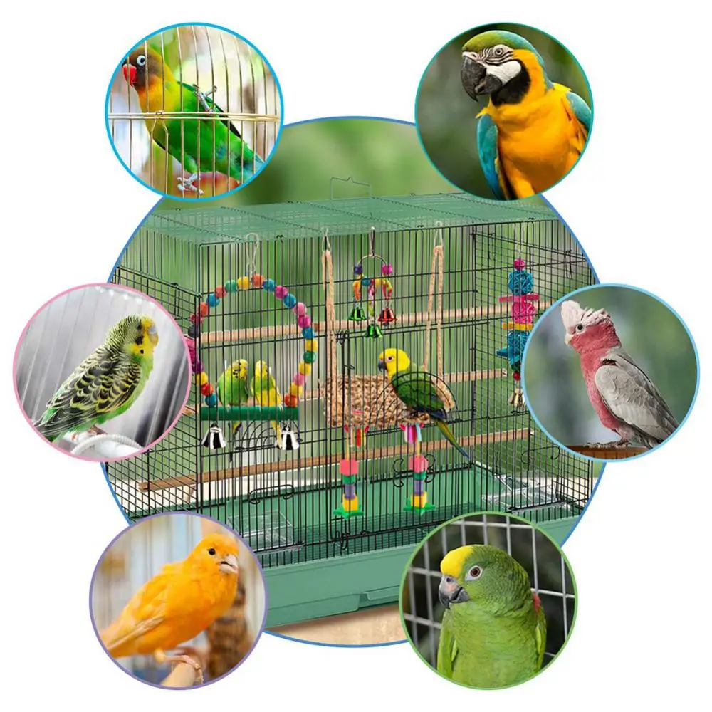 Toy Straw Hanging Chewing Foraging Bird Parrot Hammock Swing Cage Mesh Mat Pet Toy
Toy Straw Hanging Chewing Foraging Bird Parrot Hammock Swing Cage Mesh Mat Pet Toy