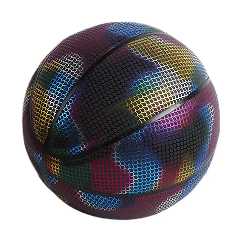Hologram Reflective Basketball Size 7 Luminous Basket Ball For Adults Cool Hologram Ball For Night Basketball Training Gift For
Hologram Reflective Basketball Size 7 Luminous Basket Ball For Adults Cool Hologram Ball For Night Basketball Training Gift For