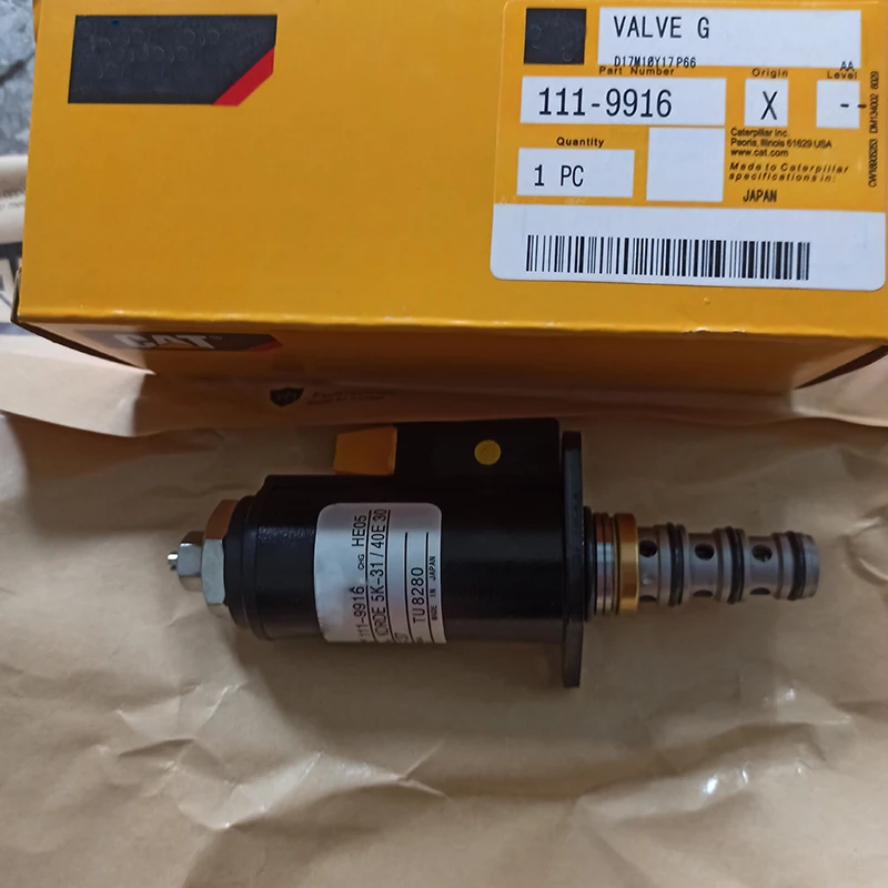 Solenoid Valve For CAT Excavator 320B E320C E320D E325B 111-9916 1119916
Solenoid Valve For CAT Excavator 320B E320C E320D E325B 111-9916 1119916