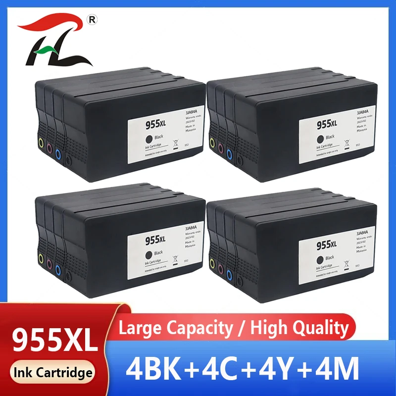 955 XL Compatible for HP 955XL 955 Ink Cartridge for HP OfficeJet Pro 7720 7740 8710 8715 8720 8730 8740 8210 8216 8725 Printer
955 XL Compatible for HP 955XL 955 Ink Cartridge for HP OfficeJet Pro 7720 7740 8710 8715 8720 8730 8740 8210 8216 8725 Printer
