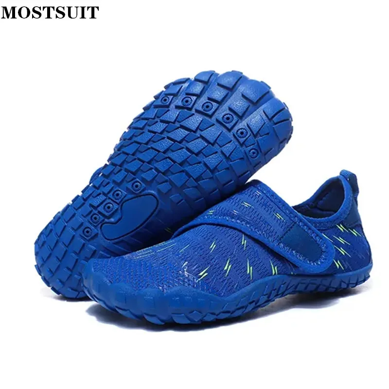 

Child Seaside Surfing Sneaker Aqua Shoe Quick-Dry Breathable Wading Shoes Antiskid Beach Barefoot Upstream Water Shoe Outdoor