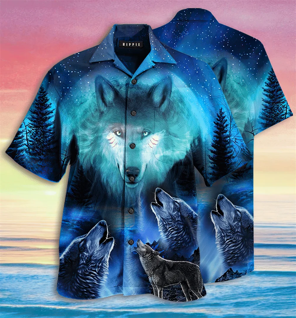 2022 Summer Men'S Short Sleeved Shirt Hawaiian Beach 3D Digital Print Music Landscape Animal Wolf Short Sleeved Shirt S-5xl
2022 Summer Men'S Short Sleeved Shirt Hawaiian Beach 3D Digital Print Music Landscape Animal Wolf Short Sleeved Shirt S-5xl