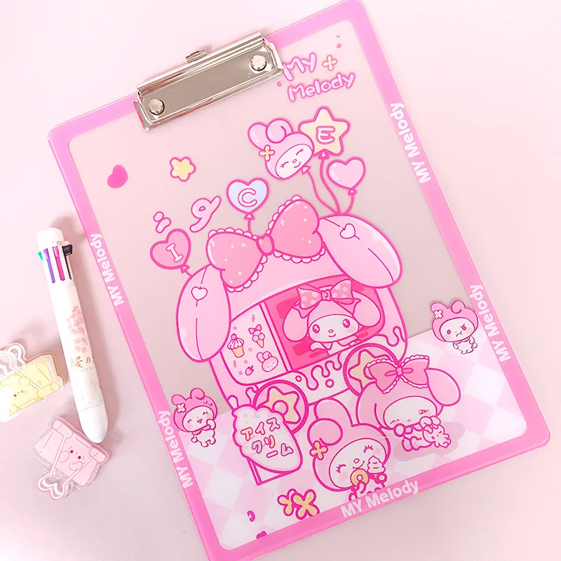 Кавайная Sanrio Cinnamoroll My Melody Hello Kitty мультяшная пластина зажим для студентов
