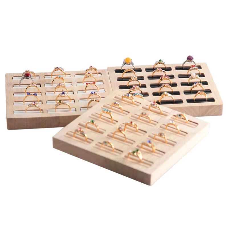 15 Slot Wooden Ring Display Showcase Organizer Tray Ring Box Earring Necklace Bracelet Pendant Display
15 Slot Wooden Ring Display Showcase Organizer Tray Ring Box Earring Necklace Bracelet Pendant Display