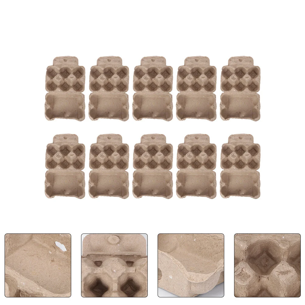 10 Pcs Six Egg Trays Clear Plastic Organizer Bins 6 Cups Holder Crafts Dish Paper Box Travel
10 Pcs Six Egg Trays Clear Plastic Organizer Bins 6 Cups Holder Crafts Dish Paper Box Travel