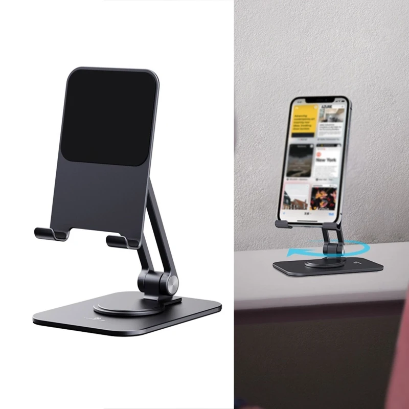 Aluminum Alloy Tablet Stand Universal Mobile Phone Holder Angle Adjustable 360°Rotation for 4-17 '' Mobile Phone Pad
Aluminum Alloy Tablet Stand Universal Mobile Phone Holder Angle Adjustable 360°Rotation for 4-17 '' Mobile Phone Pad