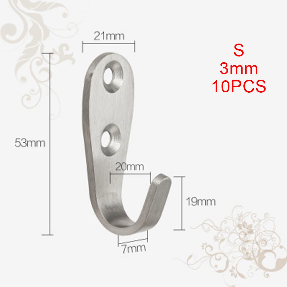Home useful Hook Creative High quality Hot Rustproof Single hook Solid Stainless Steel Wall mounted 10PCS Coat
Home useful Hook Creative High quality Hot Rustproof Single hook Solid Stainless Steel Wall mounted 10PCS Coat