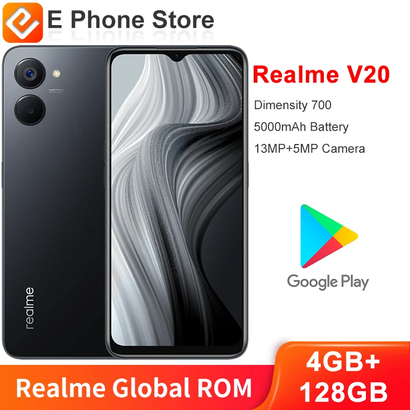 Смартфон Realme V20 с глобальной прошивкой, 128 ГБ, экран 700 дюйма, камера 13 МП + 5 МП, аккумулятор 6,5 мАч
Смартфон Realme V20 с глобальной прошивкой, 128 ГБ, экран 700 дюйма, камера 13 МП + 5 МП, аккумулятор 6,5 мАч