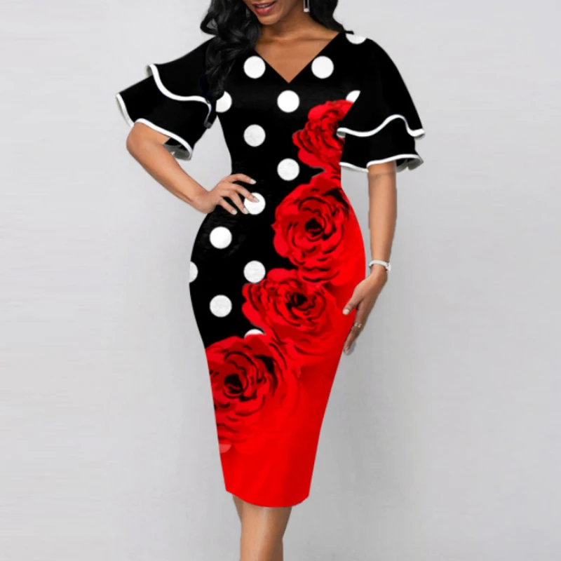 Женское платье с коротким рукавом, черное повседневное элегантное платье с высокой талией и V-образным вырезом, с принтом в виде рога, лето ...
Женское платье с коротким рукавом, черное повседневное элегантное платье с высокой талией и V-образным вырезом, с принтом в виде рога, лето ...