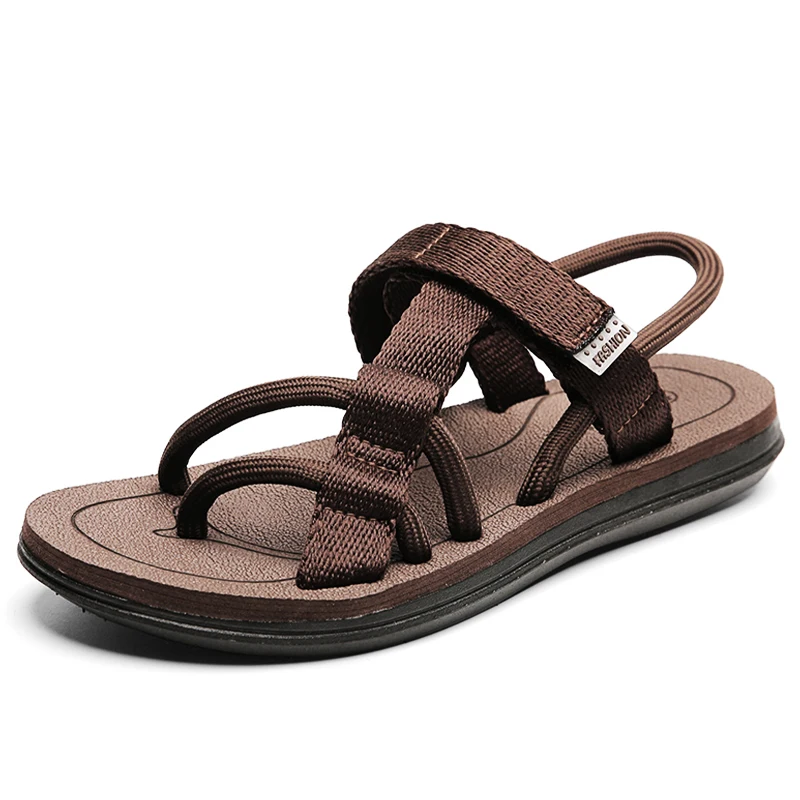 Сандалии мужские для прогулок и пляжа, дышащие шлепанцы с откидной крышкой, Уличная обувь, повседневные модные тапочки, лето 
Сандалии мужские для прогулок и пляжа, дышащие шлепанцы с откидной крышкой, Уличная обувь, повседневные модные тапочки, лето