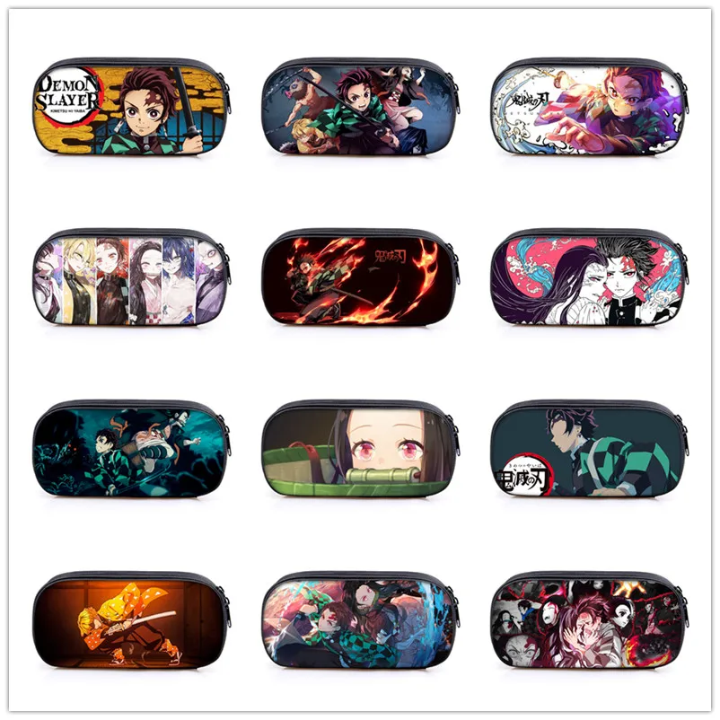 Anime Demon Slayer Pencil Case Student Storage Bag Tanjirou Nezuko Zenitsu Giyuu Cartoon Pen Box Cosplay Prop Accessories 
Anime Demon Slayer Pencil Case Student Storage Bag Tanjirou Nezuko Zenitsu Giyuu Cartoon Pen Box Cosplay Prop Accessories