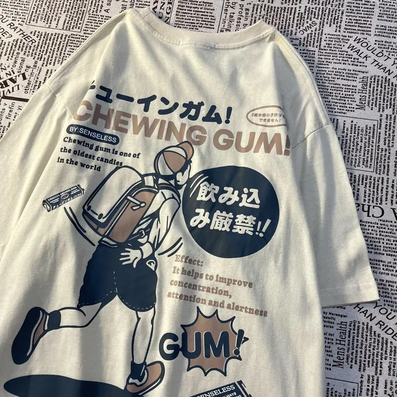 Humorous funny cartoon print O-neck short sleeve t-shirt women 2022 summer streetwear y2k tops couple tshirt women y2k aesthetic
Humorous funny cartoon print O-neck short sleeve t-shirt women 2022 summer streetwear y2k tops couple tshirt women y2k aesthetic