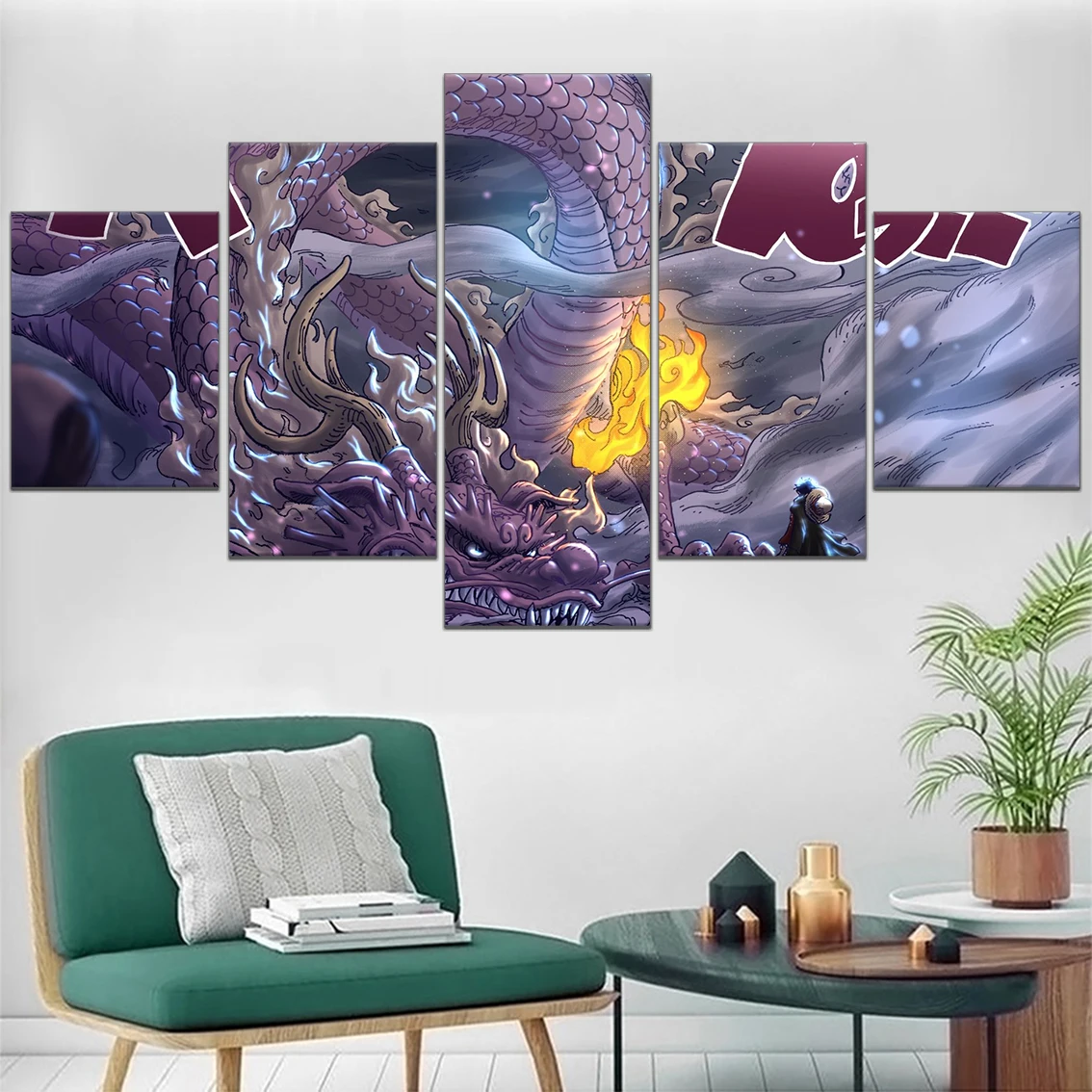 One Piece Anime Dragon Canvas Painting 5 Pieces Prints Poster Wall Decoration Art Pictures Modern For Bedroom Home Decor Modular
One Piece Anime Dragon Canvas Painting 5 Pieces Prints Poster Wall Decoration Art Pictures Modern For Bedroom Home Decor Modular