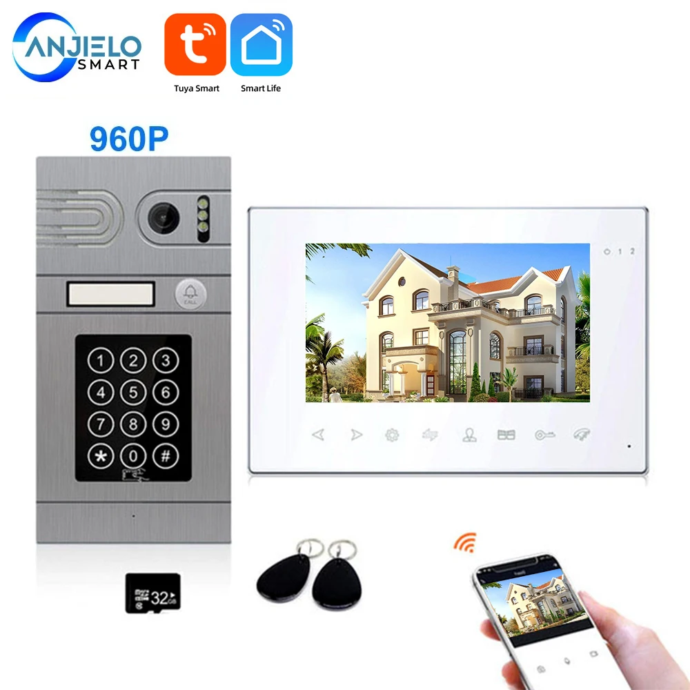 Умная Проводная Видеосистема Tuya 960P AHD с поддержкой Wi-Fi, 7 дюймов
Умная Проводная Видеосистема Tuya 960P AHD с поддержкой Wi-Fi, 7 дюймов