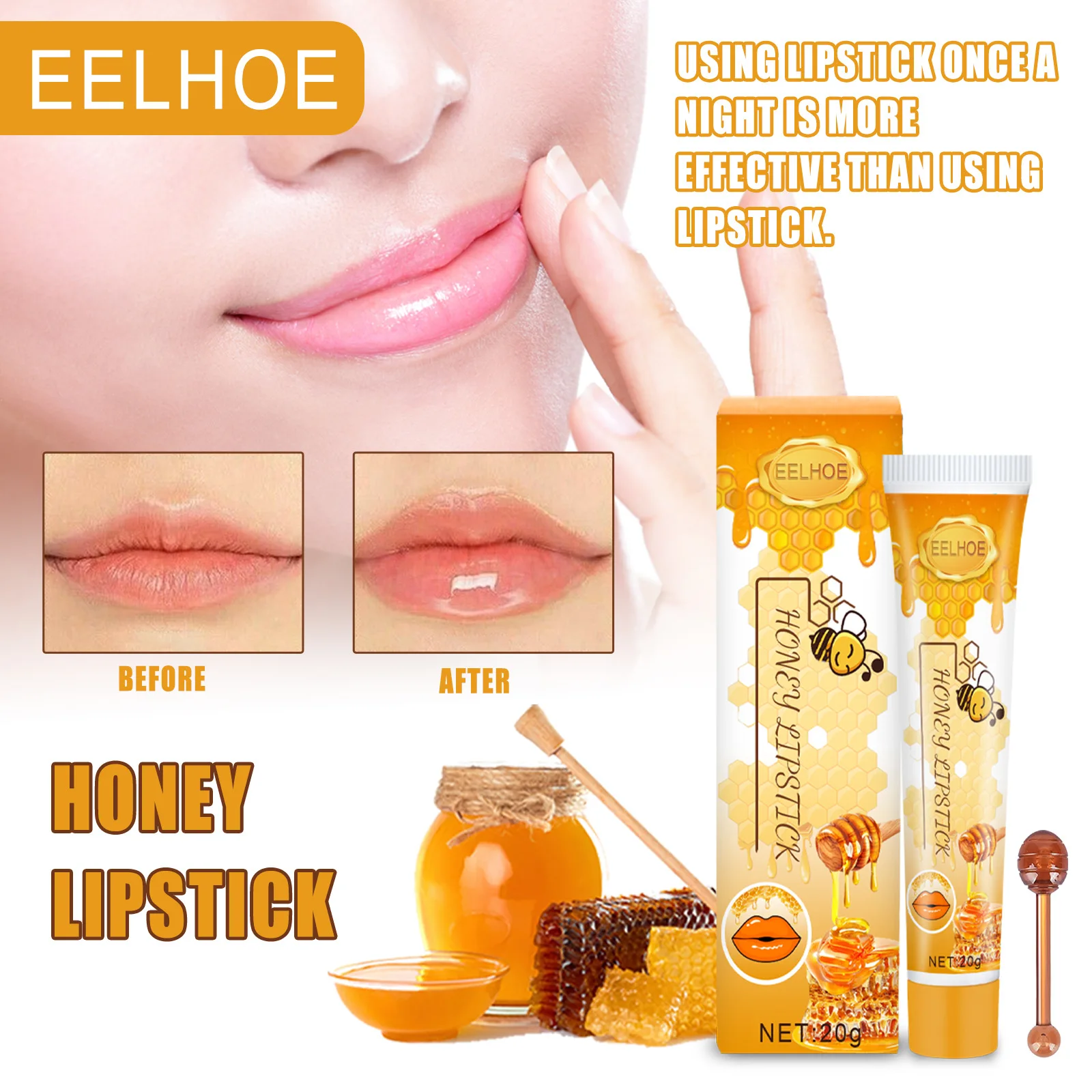 EELHOE Lip Balm Nourishing Hydrating Moisturizing Lightening Lip Lines Men And Women Winter Repair Lip Care Lip Balm
EELHOE Lip Balm Nourishing Hydrating Moisturizing Lightening Lip Lines Men And Women Winter Repair Lip Care Lip Balm