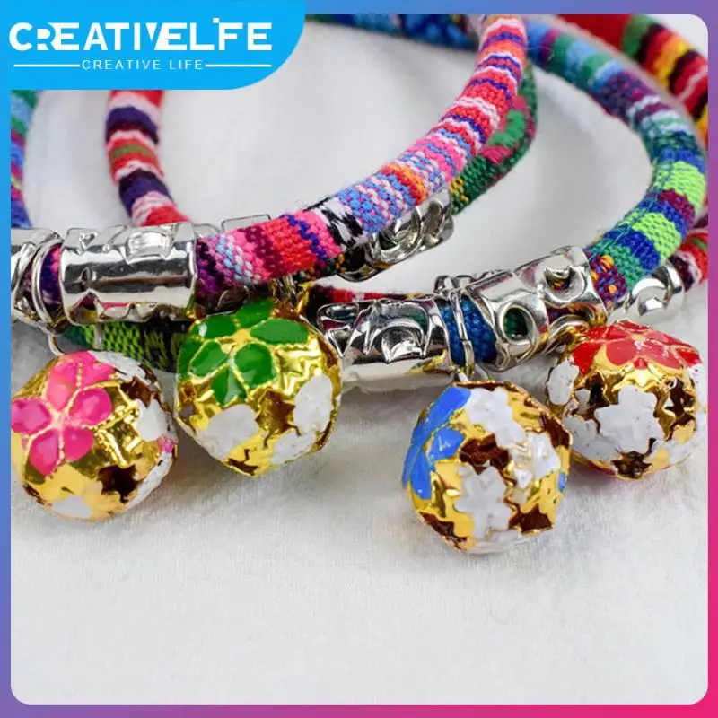 Ethnic Style Durable Pets Bell Universal Cat Collar Personalized Puppy Kittens Necklace Pet Accessories 0.7cm Adjustable Tie
Ethnic Style Durable Pets Bell Universal Cat Collar Personalized Puppy Kittens Necklace Pet Accessories 0.7cm Adjustable Tie