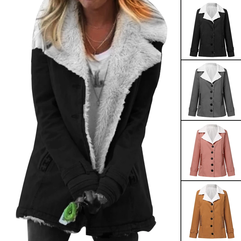 Fur Collar Women's Zipper Coat Fleece Lined Short Coat for Women Formal Daily Party Ball
Fur Collar Women's Zipper Coat Fleece Lined Short Coat for Women Formal Daily Party Ball
