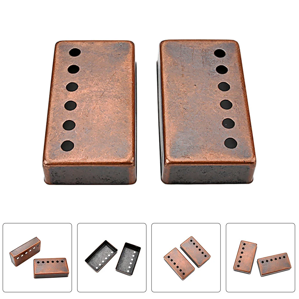 2pcs Electric Guitar Parts Guitar Pickup Covers Neck Bridge Accessories Humbucker Pickup Covers for Guitar Orotection Present
2pcs Electric Guitar Parts Guitar Pickup Covers Neck Bridge Accessories Humbucker Pickup Covers for Guitar Orotection Present