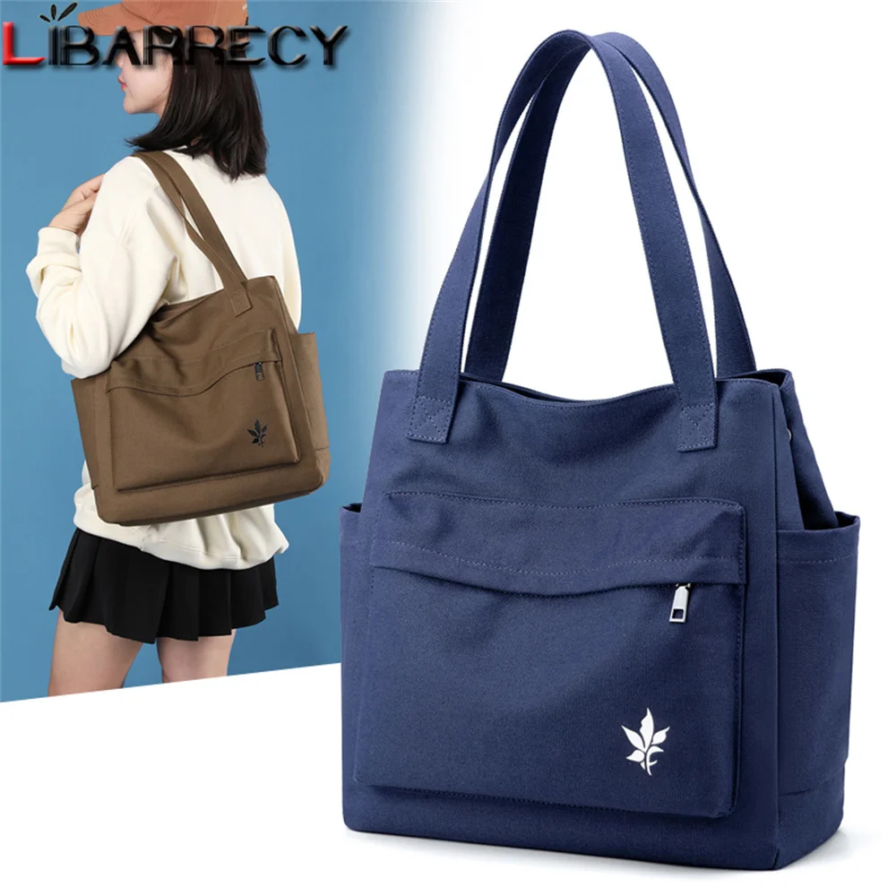 Solid Color 2023 New Ladies Shoulder Bag High Quality Canvas Women's Handbag Large Capacity Women Tote Bags Bolso Mujer
Solid Color 2023 New Ladies Shoulder Bag High Quality Canvas Women's Handbag Large Capacity Women Tote Bags Bolso Mujer