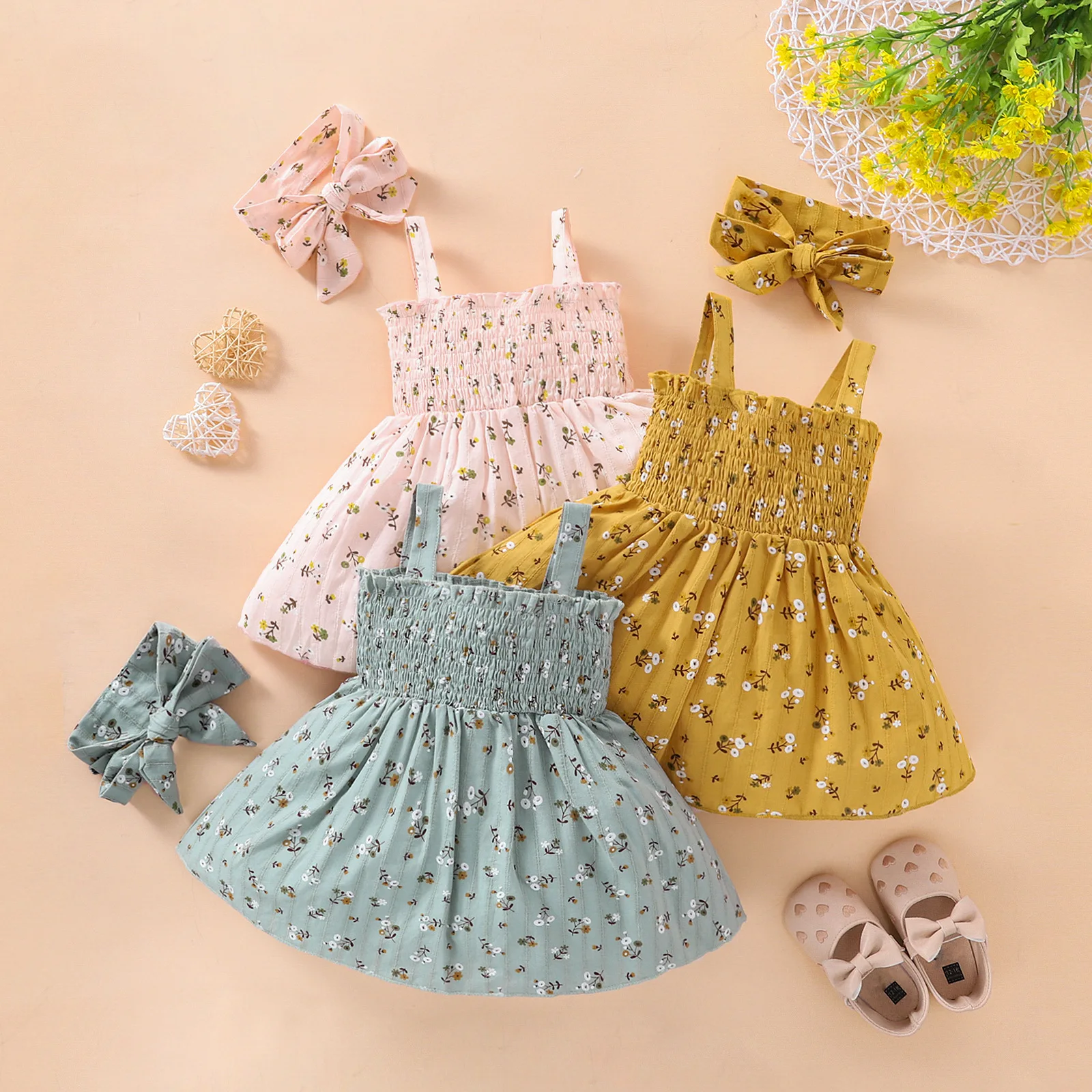 Baby Dress Summer Sleeveless Small Floral Printed Sling Dresses For Baby Girls Infant Newborn Baby Girl Clothes Kid Travel Dress
Baby Dress Summer Sleeveless Small Floral Printed Sling Dresses For Baby Girls Infant Newborn Baby Girl Clothes Kid Travel Dress