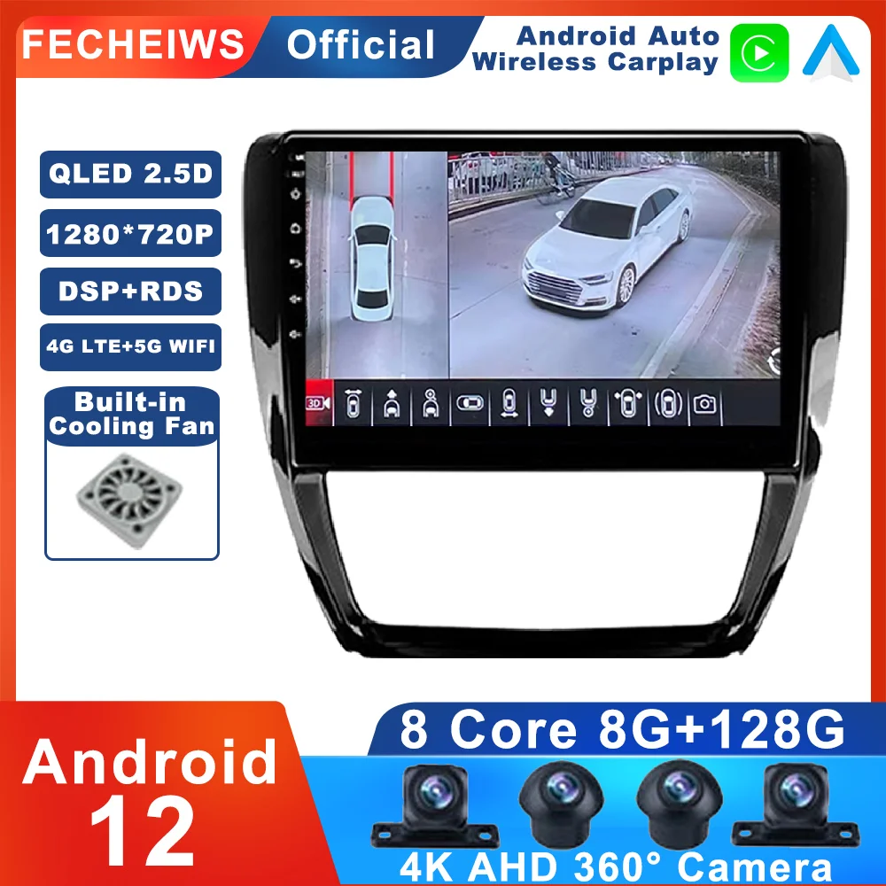 Автомобильный радиоприемник 10,1 дюймов Android 12 для VW Volkswagen jetta 6 2011 - 2018 DSP 4G No 2din проигрыватель Wi-Fi мультимедийная стереосистема RDS Авторадио
Автомобильный радиоприемник 10,1 дюймов Android 12 для VW Volkswagen jetta 6 2011 - 2018 DSP 4G No 2din проигрыватель Wi-Fi мультимедийная стереосистема RDS Авторадио