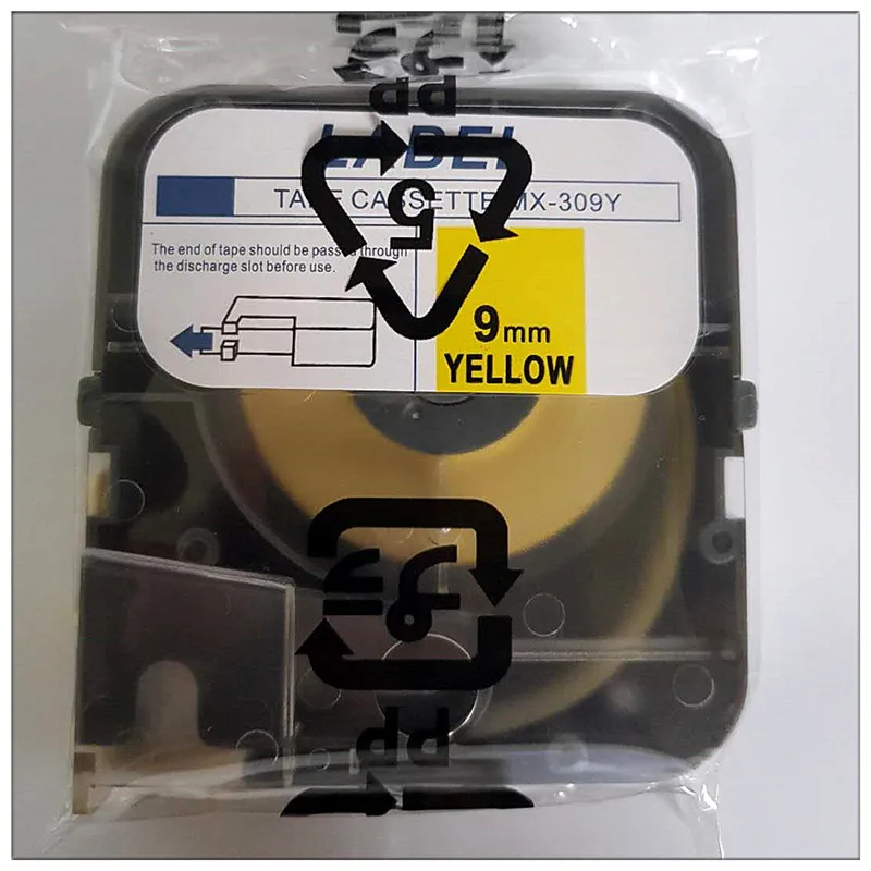 

max ink ribbon printer cartridge lm-mx309y yellow cassette label tape for letatwin cable ID printer lm-400a,lm-380e/a,lm-390a/pc