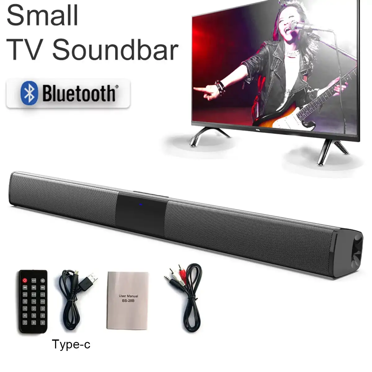 Sound Bars TV, Wireless Bluetooth TV Stereo Speakers Soundbar Home Theater Surround Sound System
Sound Bars TV, Wireless Bluetooth TV Stereo Speakers Soundbar Home Theater Surround Sound System