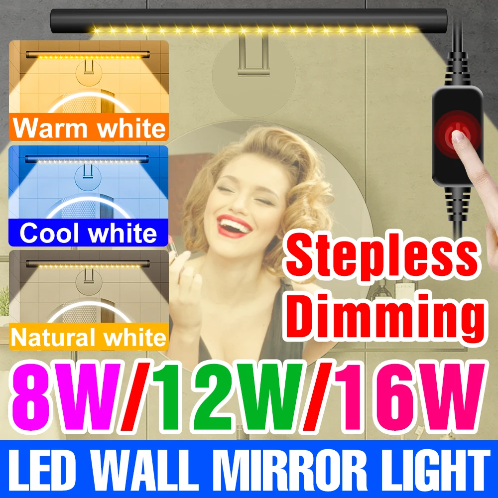 LED Makeup Fill Light Hollywood USB Cosmetic Lamp Touch Switch Mirror Light Kitchen Cabinet Lamp Bathroom LED Mirror Headlight
LED Makeup Fill Light Hollywood USB Cosmetic Lamp Touch Switch Mirror Light Kitchen Cabinet Lamp Bathroom LED Mirror Headlight