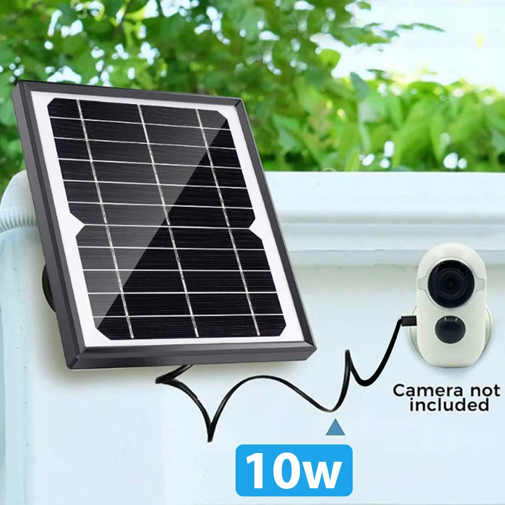 10W Waterproof Solar Panels Charger 5V USB Power Supply for Surveillance Security Camera IP Camera CCTV Non-Stop Charging
10W Waterproof Solar Panels Charger 5V USB Power Supply for Surveillance Security Camera IP Camera CCTV Non-Stop Charging