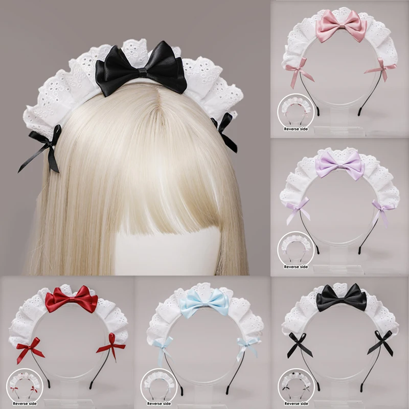 1PC Fashion Cute Lace Bow Women Headband Mesh Japanese Lolita Kawaii Cosplay Accessor Ladies Lovely Party Maid Hair Hoops
1PC Fashion Cute Lace Bow Women Headband Mesh Japanese Lolita Kawaii Cosplay Accessor Ladies Lovely Party Maid Hair Hoops