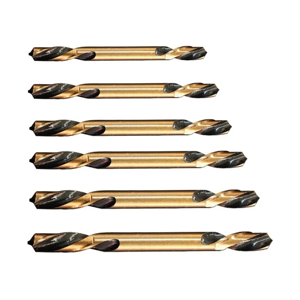 6Pcs HSS Auger Drill Bits Double-headed Bit 3mm 3.5mm 4mm 4.5mm 5mm 6mm Head For Stainless Steel Iron Aluminum Drilling Tools
6Pcs HSS Auger Drill Bits Double-headed Bit 3mm 3.5mm 4mm 4.5mm 5mm 6mm Head For Stainless Steel Iron Aluminum Drilling Tools